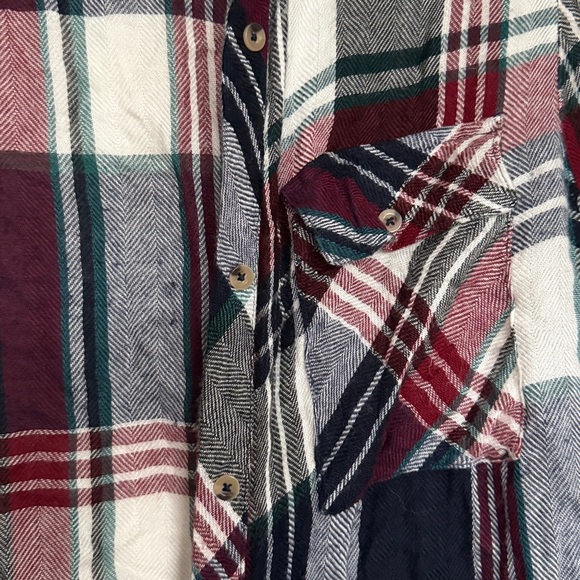 Plaid Button-Up Shirt - Picture 3 of 3